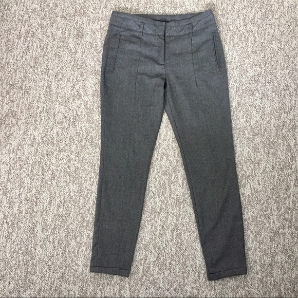 Zara Basic Women’s Gray Cuffed Dress Pants - Picture 1 of 7